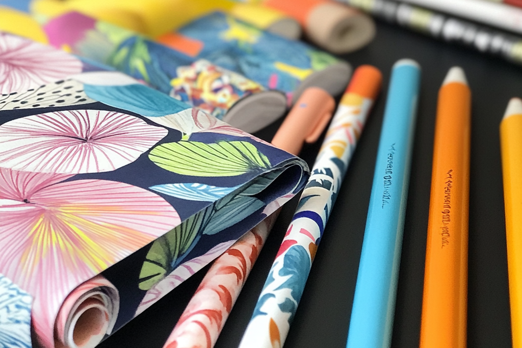 Papier peint original sur mesure La Marouflette