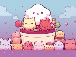 Chats Kawaii