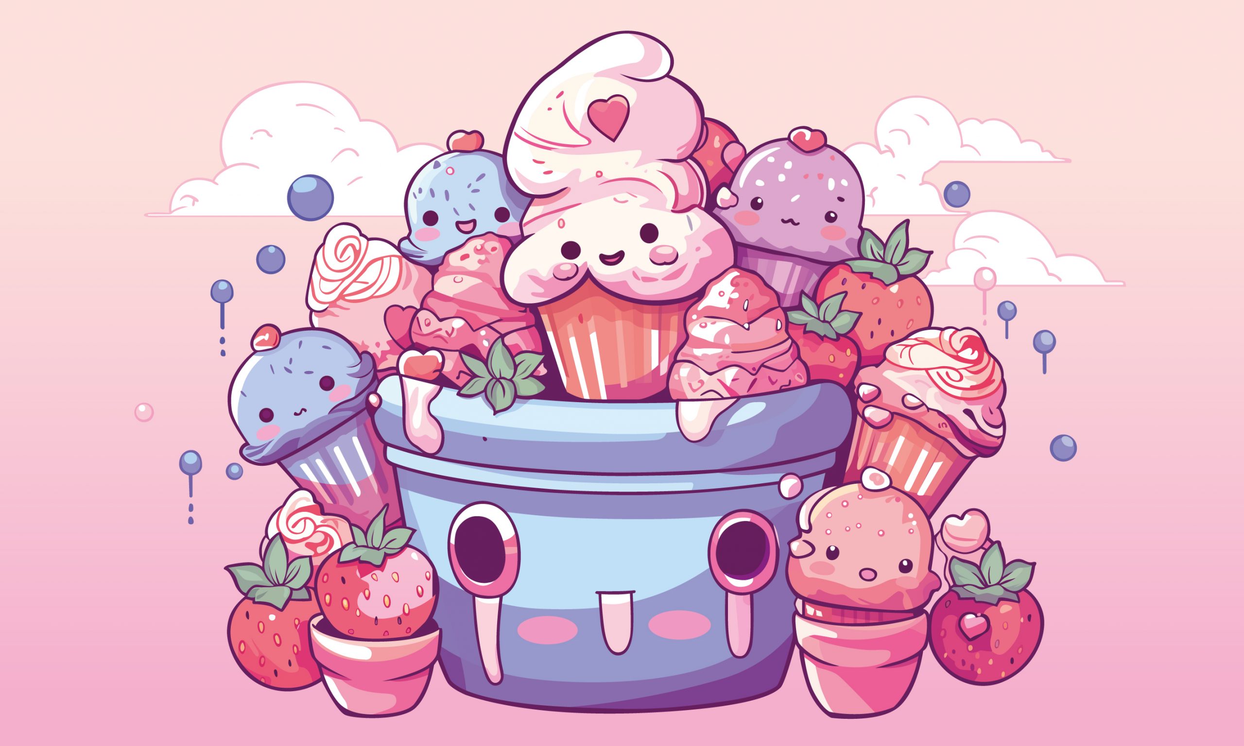 Glaces kawaii